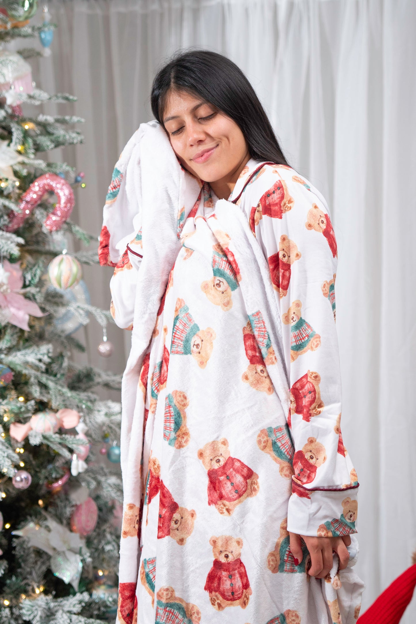 Teddy Bear Cozy Frazada